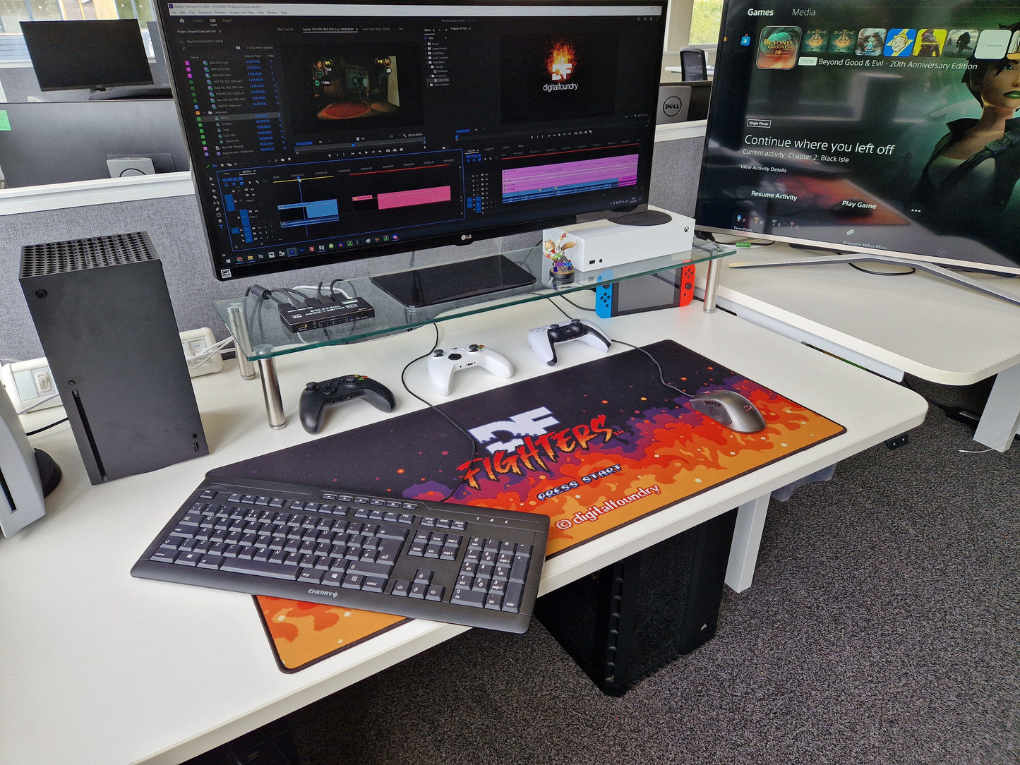 DF Fighters XXL Gaming Mousepad