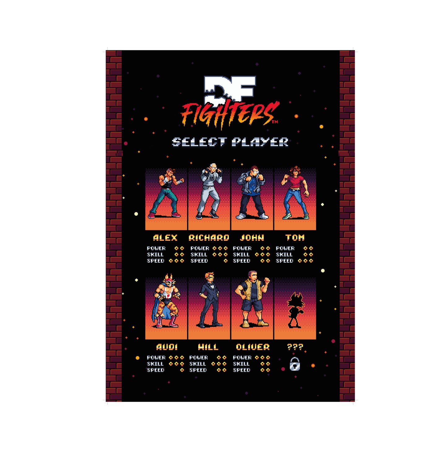 DF Fighters A2 Poster